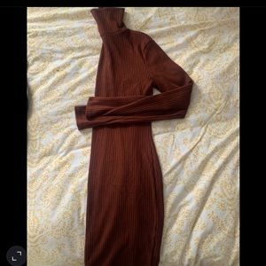 Urban Outfitters Burnt Orange turtleneck dress